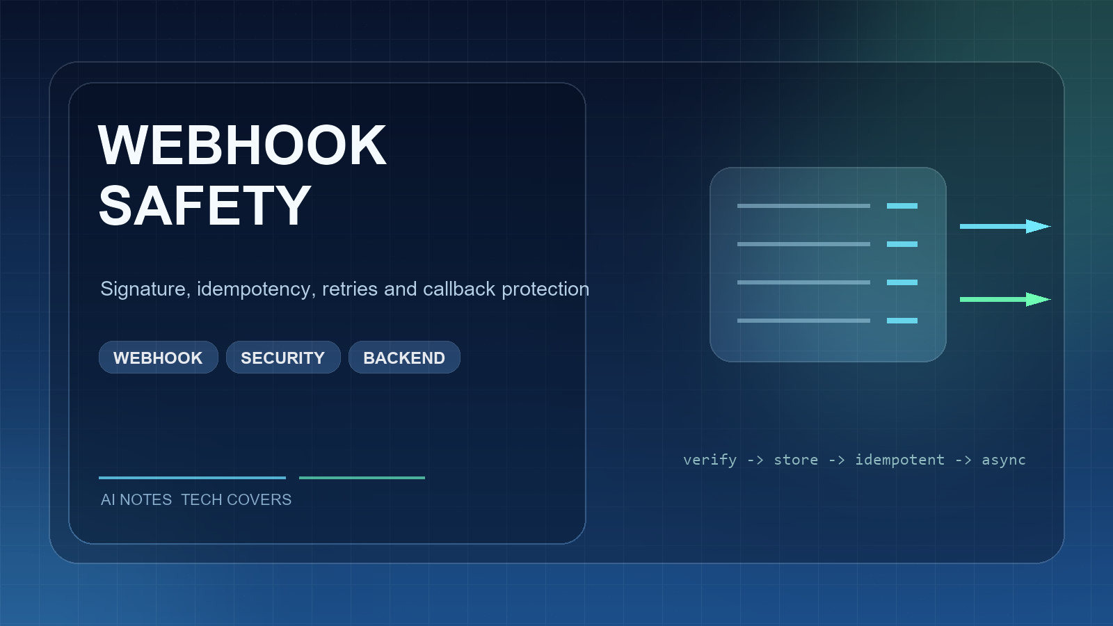 Webhook 接入第三方服务时，最容易漏掉的 6 个保护点