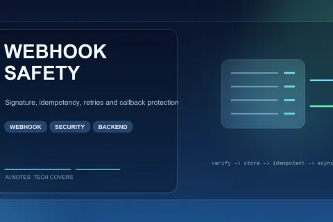 Webhook 接入第三方服务时，最容易漏掉的 6 个保护点